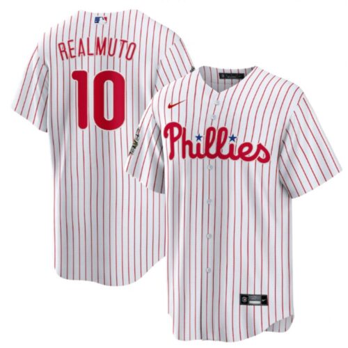 6863cb845fa04_1 Men's Philadelphia Phillies #10 J.T. Realmuto White 2022 World Series Cool Base Stitched Baseball Jersey