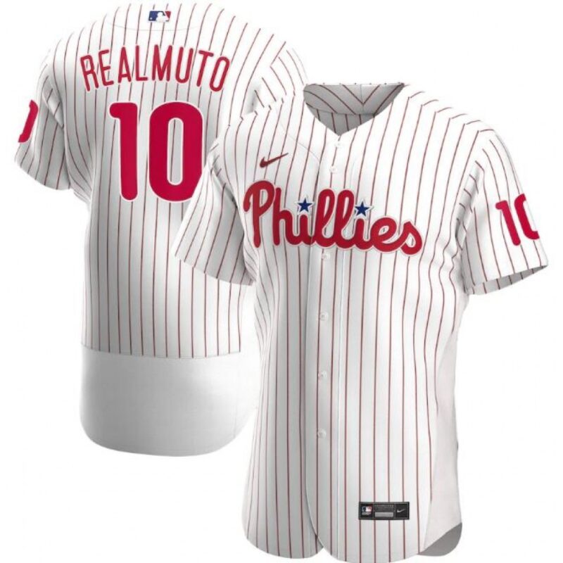 6863cb8b9744b_1 Men's Philadelphia Phillies #10 J.T. Realmuto White Flex Base Stitched Jersey