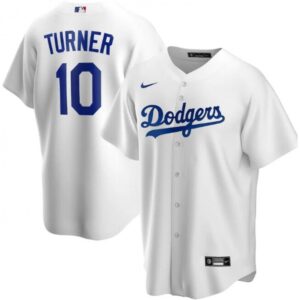 6863cbe4f06ed_1 Men's Los Angeles Dodgers #10 Justin Turner White Cool Base Stitched Jersey