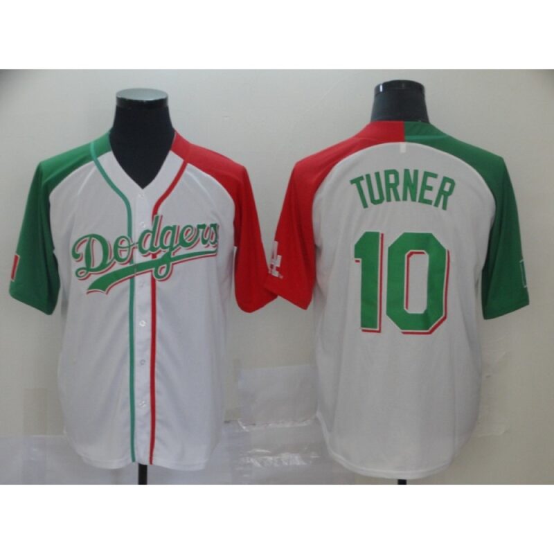 6863cc233dfc3_1 Men's Los Angeles Dodgers #10 Justin Turner Mexican Heritage Culture Night MLB Jersey