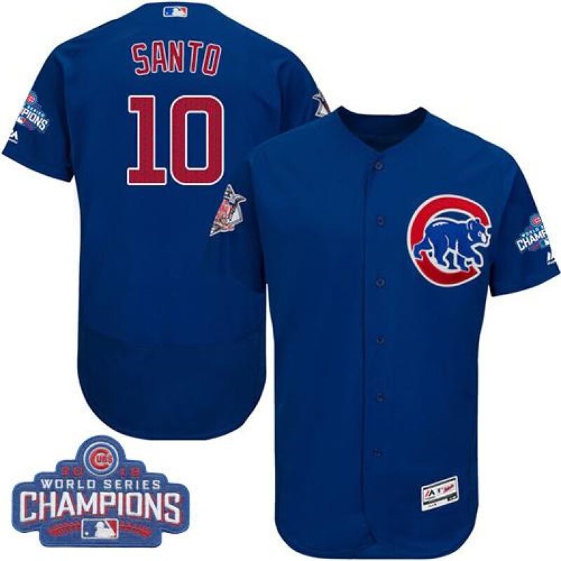 6863cc5147289_1 Cubs #10 Ron Santo Blue Flexbase Authentic Collection 2016 World Series Champions Stitched MLB Jersey