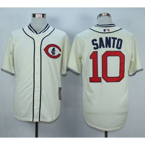 6863cc631490c_1 Cubs #10 Ron Santo Cream 1929 Turn Back The Clock Stitched MLB Jersey