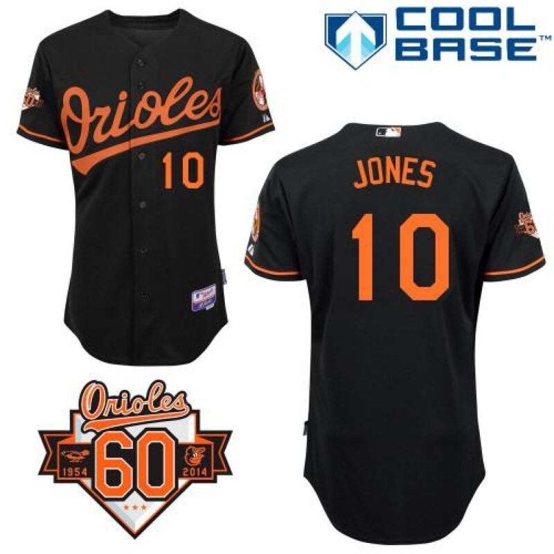 6863cdb97e41f_1 Orioles #10 Adam Jones Black Cool Base Stitched MLB Jersey
