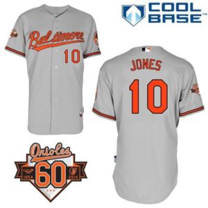 6863cdce538bb_1 Orioles #10 Adam Jones Grey Cool Base Stitched MLB Jersey