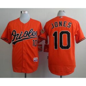 6863cdd8e4399_1 Orioles #10 Adam Jones Orange Cool Base Stitched MLB Jersey