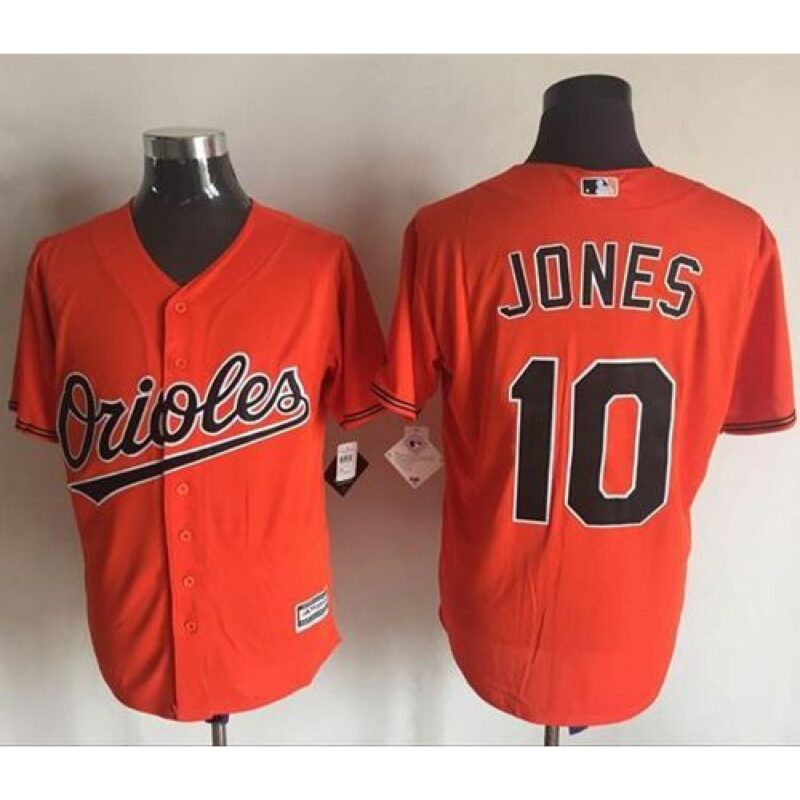 6863cddc5e5fd_1 Orioles #10 Adam Jones Orange New Cool Base Stitched MLB Jersey