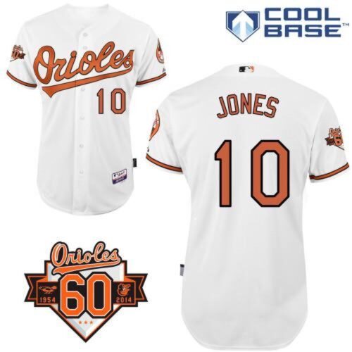 6863cde734604_1 Orioles #10 Adam Jones White Cool Base Stitched MLB Jersey