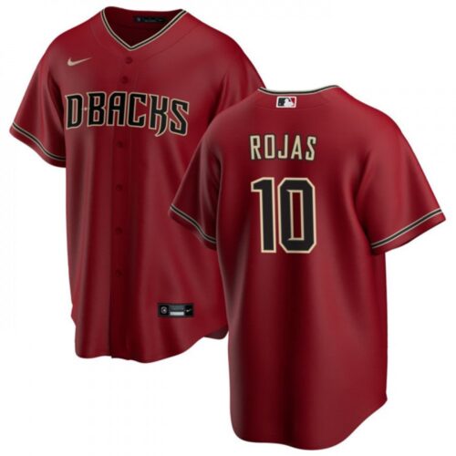 6863cecb24b68_1 Men's Arizona Diamondbacks #10 Josh Rojas Red Cool Base Stitched Baseball Jersey