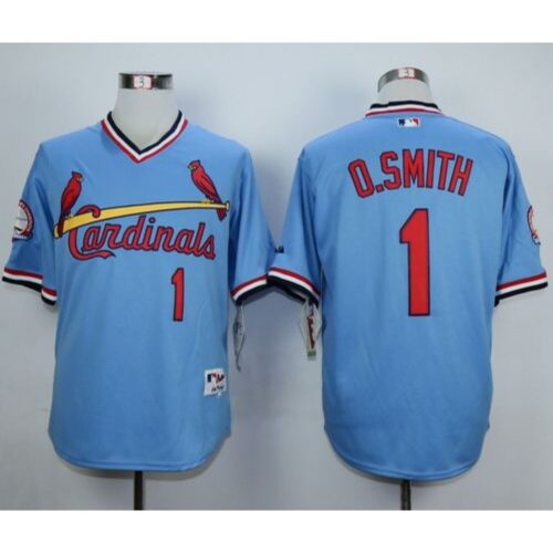 6863cf1815291_1 Cardinals #1 Ozzie Smith Blue 1982 Turn Back The Clock Stitched MLB Jersey