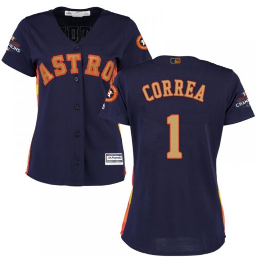 6863cf495ba93_1 Women's Houston Astros #1 Carlos Correa Navy 2018 Gold Program Cool Base Stitched MLB Jersey