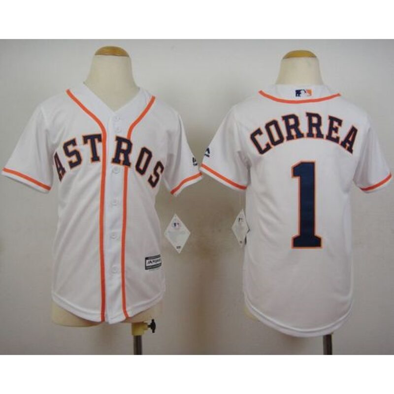 6863cf6d97bab_1 Astros #1 Carlos Correa White Cool Base Stitched Youth MLB Jersey