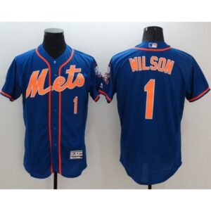 6863cff6c83eb_1 Mets #1 Mookie Wilson Blue Flexbase Authentic Collection Stitched MLB Jersey