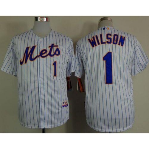6863d00518a99_1 Mets #1 Mookie Wilson White(Blue Strip) Home Cool Base Stitched MLB Jersey