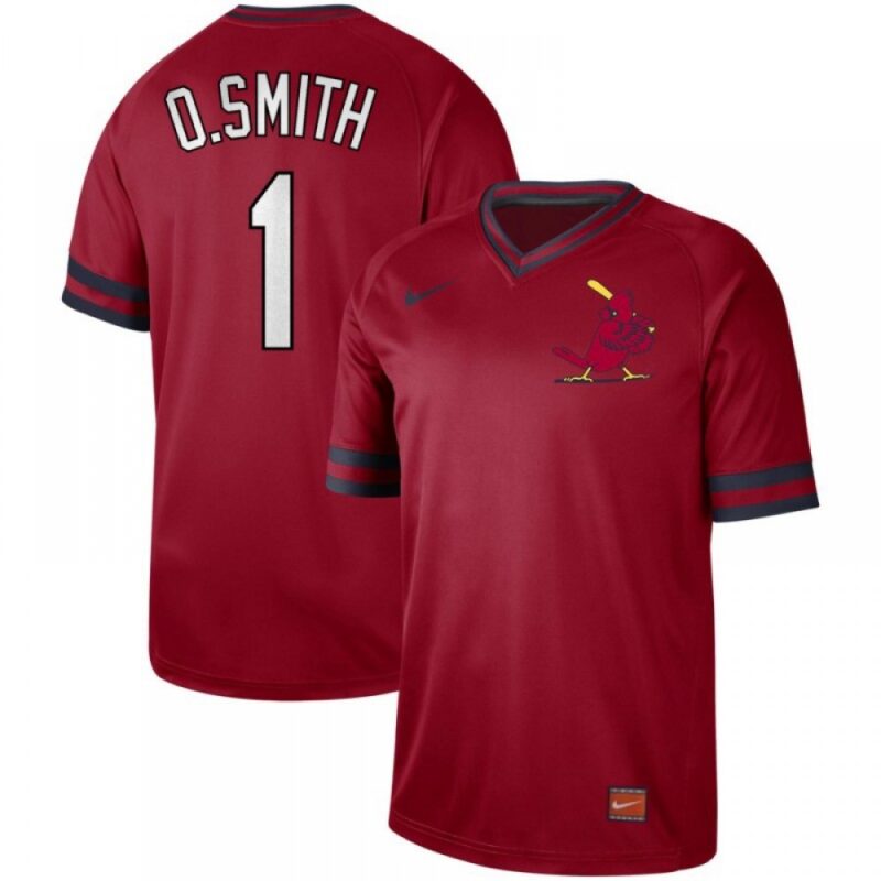 6863d013cb746_1 Men's St. Louis Cardinals #1 Ozzie Smith Red Cooperstown Collection Legend Stitched MLB Jersey