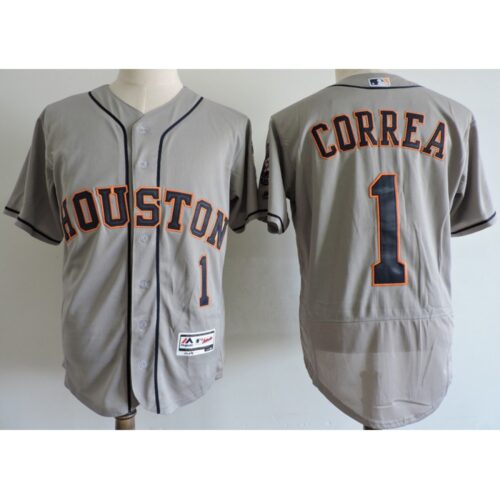 6863d01b2160a_1 Men's Houston Astros #1 Carlos Correa Gray Elite Stitched MLB Jersey
