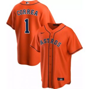 6863d04418bcb_1 Men's Houston Astros #1 Carlos Correa Orange Cool Base Stitched Jersey