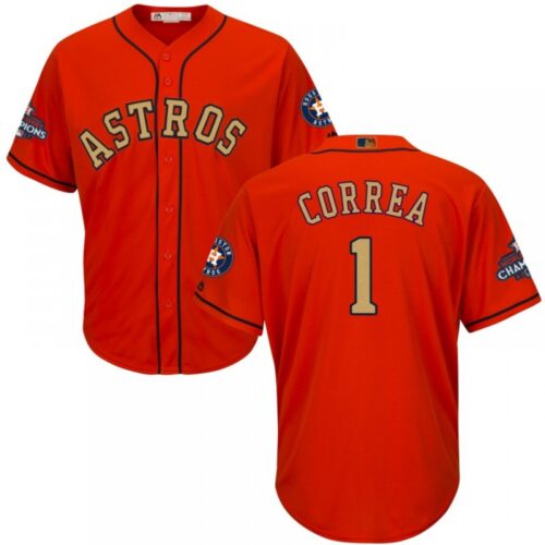 6863d04b3ab0b_1 Men's Houston Astros #1 Carlos Correa Orange 2018 Gold Program Cool Base Stitched MLB Jersey