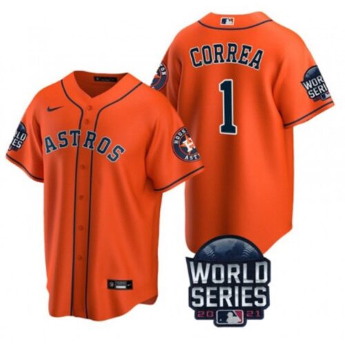 6863d04ec5642_1 Men's Houston Astros #1 Carlos Correa 2021 Orange World Series Cool Base Stitched Baseball Jersey