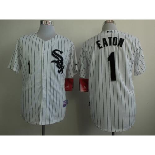 6863d0a8a1579_1 White Sox #1 Adam Eaton White Cool Base Stitched MLB Jersey