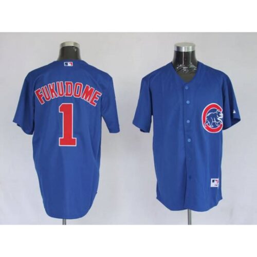 6863d0e417688_1 Cubs #1 Kosuke Fukudome Stitched Blue MLB Jersey