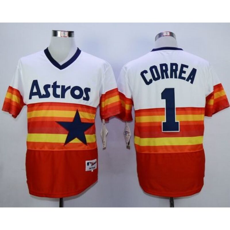 6863d1eec7e1f_1 Astros #1 Carlos Correa White/Orange 1980 Turn Back The Clock Stitched MLB Jersey