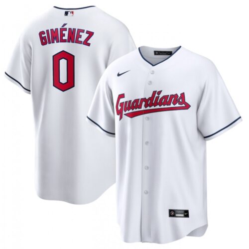 6863d2175b1fa_1 Men's Cleveland Guardians #0 Andres Gimenez White Cool Base Stitched Jersey