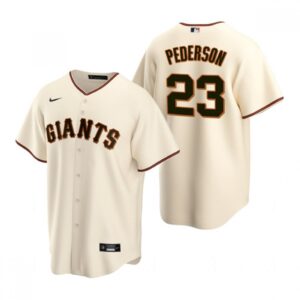 6863d230958f4_1 Men's San Francisco Giants #23 Joc Pederson Cream Cool Base Stitched Jersey