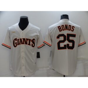 6863d2669c9ff_1 Men's San Francisco Giants #25 Barry Bonds Cream Cool Base Stitched Jersey