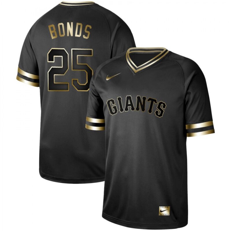6863d2719fa48_1 Men's San Francisco Giants #25 Barry Bonds Black Gold Stitched MLB Jersey