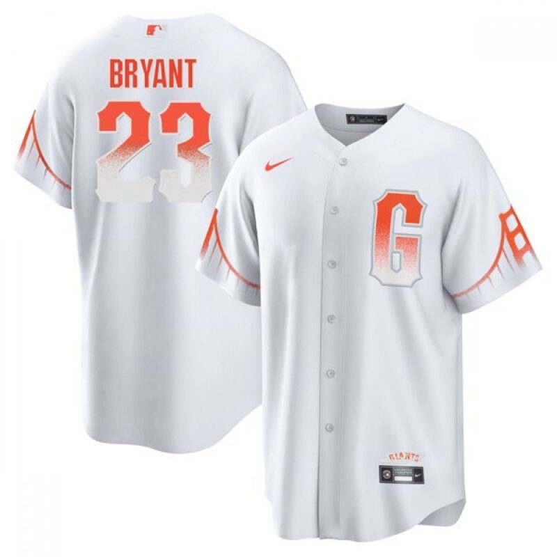 6863d279acc7f_1 Men's San Francisco Giants #23 Kris Bryant White City Connect Cool Base Stitched Jersey