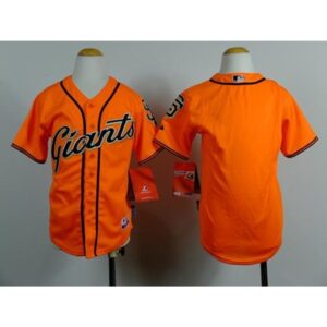 6863d2c141b89_1 Giants Blank Orange Alternate Stitched Youth MLB Jersey