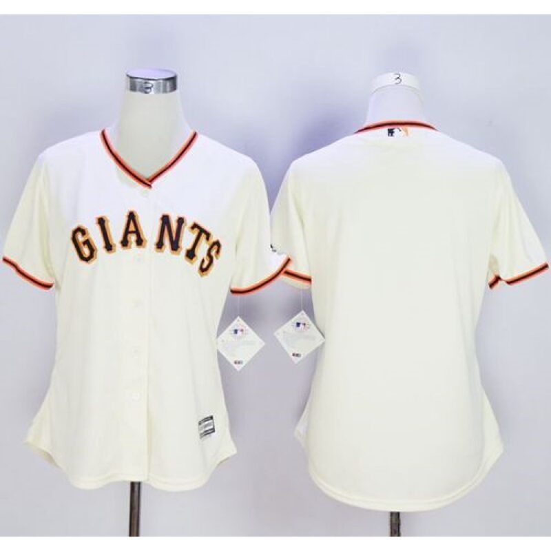 6863d2cc1d660_1 Giants Blank Cream Women's Home Stitched MLB Jersey
