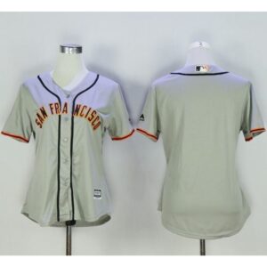6863d2cecff35_1 Giants Blank Grey Women's Road Stitched MLB Jersey