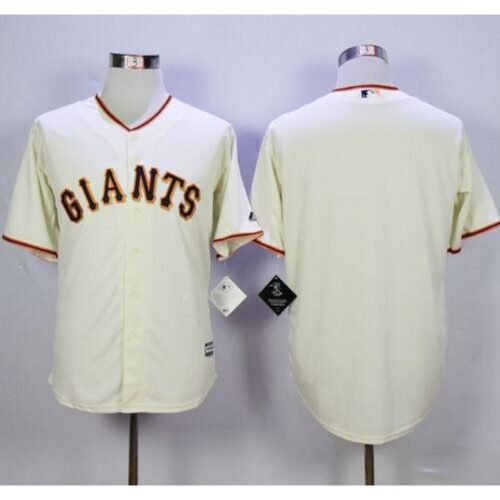 6863d2d7bbd1c_1 Giants Blank Cream Home New Cool Base Stitched MLB Jersey