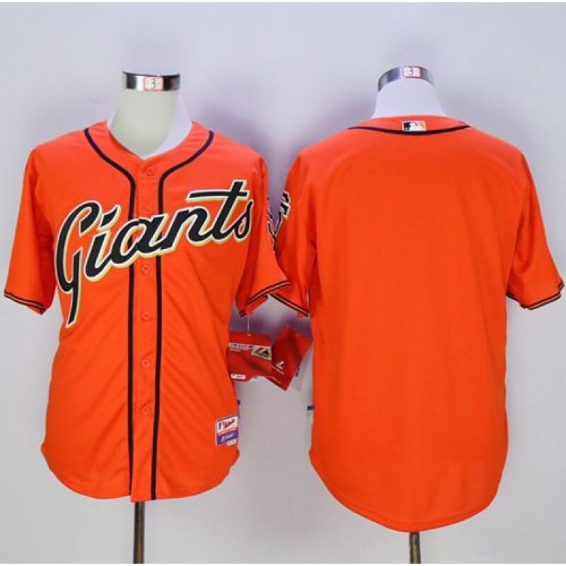 6863d2ea47550_1 Giants Blank Orange Cool Base Stitched MLB Jersey
