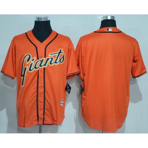 6863d2ed6ae35_1 Giants Blank Orange New Cool Base Alternate Stitched MLB Jersey