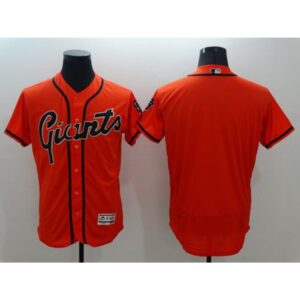 6863d2f3b520a_1 Giants Blank Orange Flexbase Authentic Collection Alternate Stitched MLB Jersey