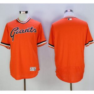 6863d2f6b8568_1 Giants Blank Orange Flexbase Authentic Collection Cooperstown Stitched MLB jerseys
