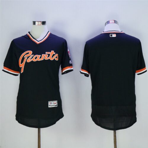 6863d3053f0de_1 Men's San Francisco Giants Blank Black Throwback Flexbase Stitched MLB Jersey