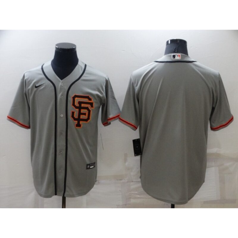 6863d3259707f_1 Men's San Francisco Giants Blank Grey Cool Base Stitched Jersey