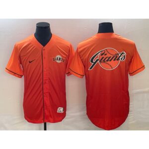 6863d33168ed2_1 Men's San Francisco Giants Orange Team Big Logo Cool Base Stitched Baseball Jersey