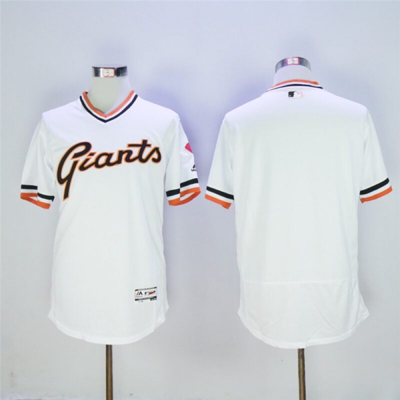 6863d33a6528e_1 Men's San Francisco Giants Blank White Throwback Flexbase Stitched MLB Jersey
