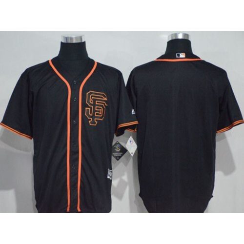 6863d34e8371c_1 Giants Blank Black New Cool Base Alternate Stitched MLB Jersey