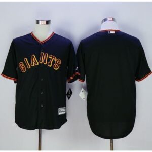 6863d35aa434e_1 Giants Blank Black New Cool Base Fashion Stitched MLB Jersey