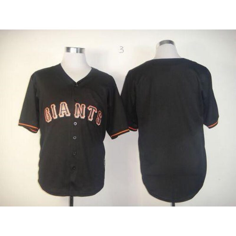 6863d35d768c1_1 Giants Blank Black Fashion Stitched MLB Jersey