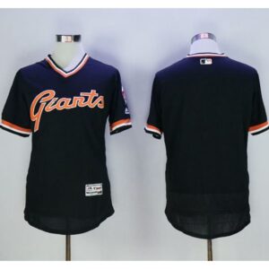 6863d3639e5e4_1 Giants Blank Black Flexbase Authentic Collection Cooperstown Stitched MLB jerseys