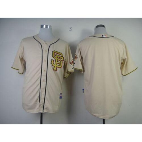 6863d36c8ad1f_1 Giants Blank Cream Gold No. Stitched MLB Jersey