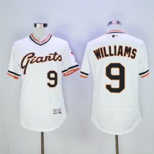 6863d39ae3276_1 Men's San Franciscoc Giants #9 Matt Williams White Cool Base Cooperstown Collection Player Stitched MLB Jersey