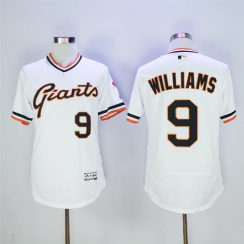 6863d39ae3276_1 Men's San Franciscoc Giants #9 Matt Williams White Cool Base Cooperstown Collection Player Stitched MLB Jersey