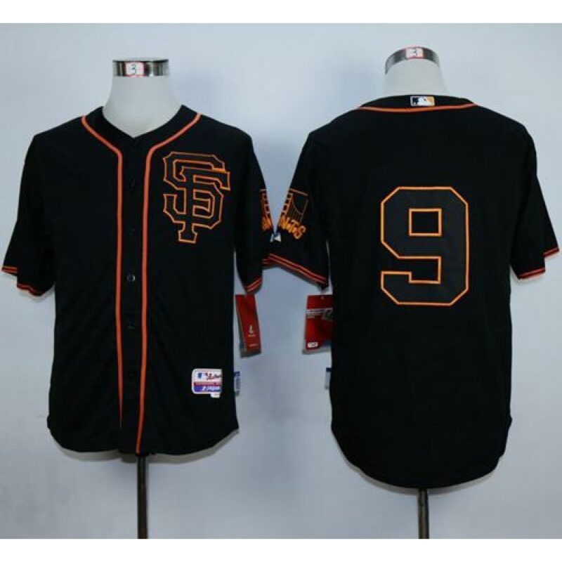 6863d3a9be3d6_1 Giants #9 Matt Williams Black Alternate Cool Base Stitched MLB jerseys
